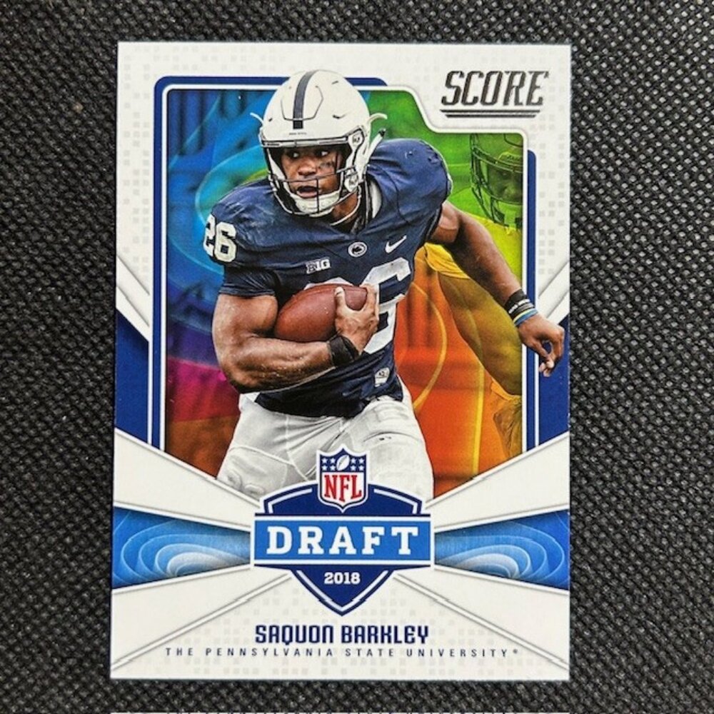 2018 Score - NFL Draft #6 Saquon Barkley (RC) Rookie Giants Eagles